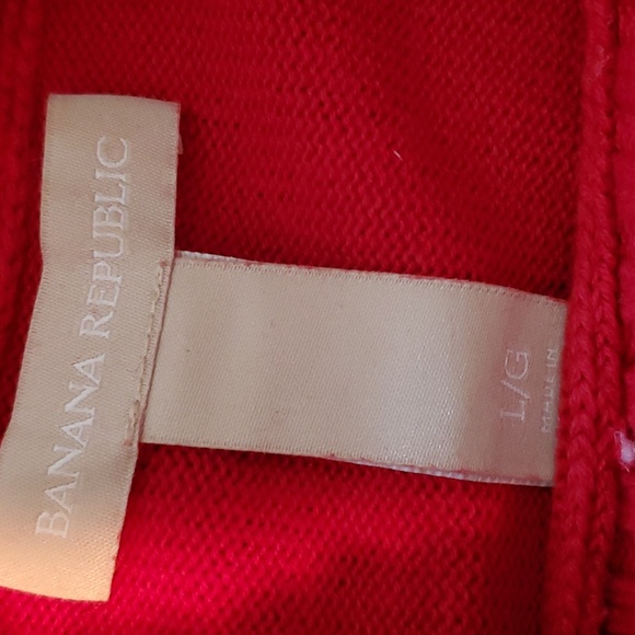 Red and khaki sweater size L - Picture 2 of 5